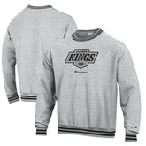 Los Angeles Kings Champion Reverse Weave Yarn Dye Pullover Sweatshirt Heather Gray