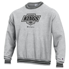 Los Angeles Kings Champion Reverse Weave Yarn Dye Pullover Sweatshirt Heather Gray