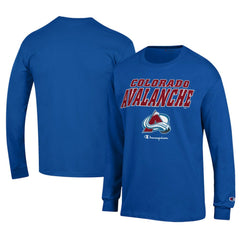 Colorado Avalanche Champion Long-Sleeve Jersey T-Shirt Royal