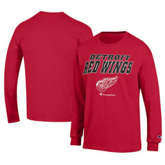 Detroit Red Wings Champion Long-Sleeve Jersey T-Shirt Red