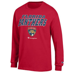 Florida Panthers Champion Long-Sleeve Jersey T-Shirt Red