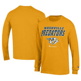 Nashville Predators Champion Long-Sleeve Jersey T-Shirt Gold