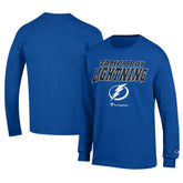 Tampa Bay Lightning Champion Long-Sleeve Jersey T-Shirt Royal