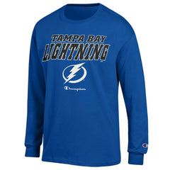 Tampa Bay Lightning Champion Long-Sleeve Jersey T-Shirt Royal
