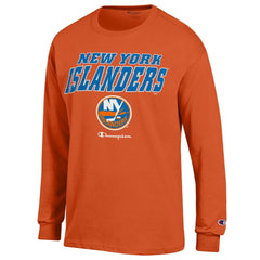 New York Islanders Champion Long-Sleeve Jersey T-Shirt Orange