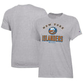 New York Islanders Champion Women's Core T-Shirt Heather Gray