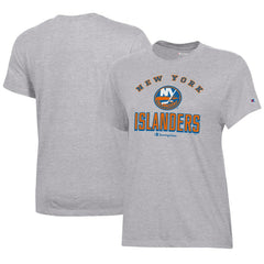 New York Islanders Champion Women's Core T-Shirt Heather Gray