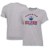 Edmonton Oilers Champion Women's Core T-Shirt Heather Gray