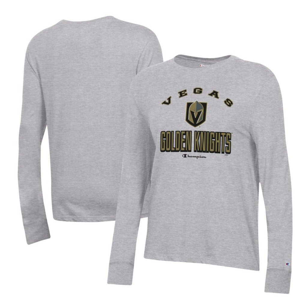 Vegas Golden Knights Champion Women's Core Long Sleeve T-Shirt Heather Gray