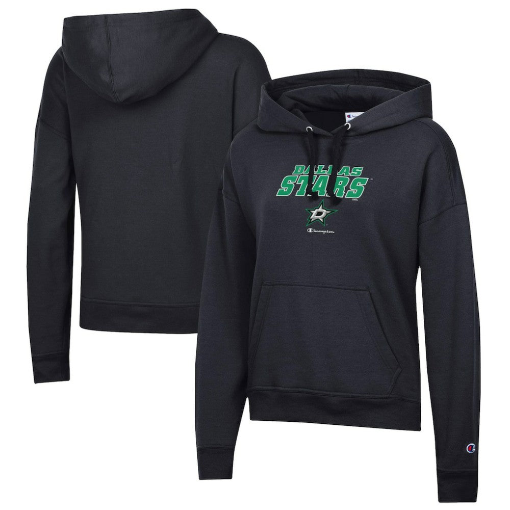 Dallas Stars Champion Women's Powerblend Fleece Pullover Hoodie Black