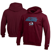 Colorado Avalanche Champion Youth Eco Powerblend Pullover Hoodie Burgundy