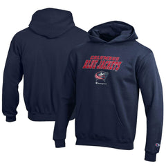 Columbus Blue Jackets Champion Youth Eco Powerblend Pullover Hoodie Navy