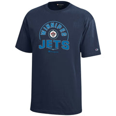Winnipeg Jets Champion Youth Jersey T-Shirt Navy
