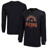 Philadelphia Flyers Champion Youth Long-Sleeve Jersey T-Shirt Black