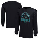 San Jose Sharks Champion Youth Long-Sleeve Jersey T-Shirt Black