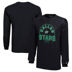 Dallas Stars Champion Youth Long-Sleeve Jersey T-Shirt Black