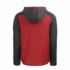 Green Bay Packers Cutter & Buck Americana Mainsail Full-Zip Hooded Jacket - Heather Red/Heather Charcoal on sale