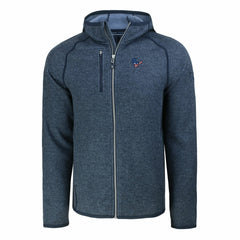 Houston Texans Cutter & Buck Americana Mainsail Full-Zip Hooded Jacket - Heather Navy cheap