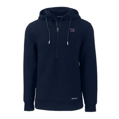 New York Giants Cutter & Buck Americana Roam Eco Half-Zip Recycled Pullover Hoodie - Navy online