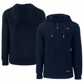 Detroit Lions Cutter & Buck Americana Roam Eco Half-Zip Recycled Pullover Hoodie - Navy outlet