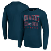 Columbus Blue Jackets Starter Logo Graphic Long Sleeve T-Shirt Navy