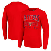 Florida Panthers Starter Logo Graphic Long Sleeve T-Shirt Red