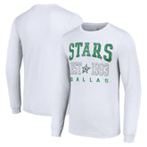 Dallas Stars Starter Logo Graphic Long Sleeve T-Shirt White