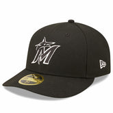 Miami Marlins Low Profile 59FIFTY Fitted Hat - Black | New Era