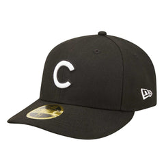 Chicago Cubs Low Profile 59FIFTY Fitted Hat - Black | New Era