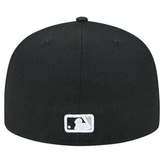 New York Yankees Checkered Undervisor 59FIFTY Fitted Hat - Black | New Era