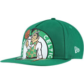 Boston Celtics Oversized Puff Print Logo Golfer Snapback Hat - Kelly Green | New Era cheap