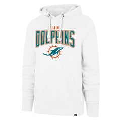 Miami Dolphins '47 Elements Arch Headline Pullover Hoodie - White cheap