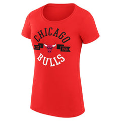 Chicago Bulls G-III 4Her by Carl Banks Women's Super-Slim Fit Lightweight Large City Logo T-Shirt sale - Red on sale
