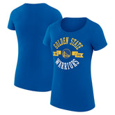 Golden State Warriors G-III 4Her by Carl Banks Women's Super-Slim Fit Lightweight Large City Logo T-Shirt sale - Royal discount