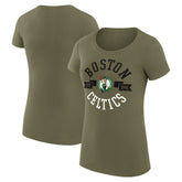 Boston Celtics G-III 4Her by Carl Banks Women's Super-Slim Fit Lightweight Large City Logo T-Shirt - Green outlet