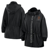 San Francisco Giants WEAR by Erin Andrews Women's Full-Zip Windbreaker Hoodie Jacket - Black