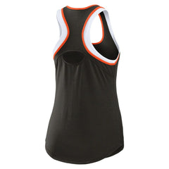 San Francisco Giants WEAR by Erin Andrews Women's Colorblock Racerback Tank Top - Black