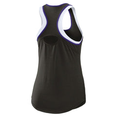 Colorado Rockies WEAR by Erin Andrews Women's Colorblock Racerback Tank Top - Black