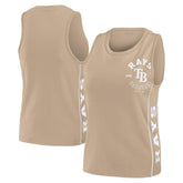 Tampa Bay Rays WEAR by Erin Andrews Women's Tonal Tank Top - Tan