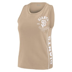 San Francisco Giants WEAR by Erin Andrews Women's Tonal Tank Top - Tan