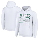 Philadelphia Eagles Starter Unisex Throwback Logo Pullover Hoodie - White on sale