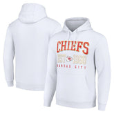 Kansas City Chiefs Starter Unisex Throwback Logo Pullover Hoodie - White outlet
