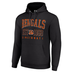 Cincinnati Bengals Starter Unisex Throwback Logo Pullover Hoodie - Black for sale