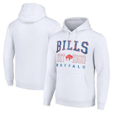 Buffalo Bills Starter Unisex Throwback Logo Pullover Hoodie - White outlet