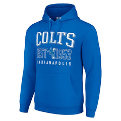 Indianapolis Colts Starter Unisex Throwback Logo Pullover Hoodie - Royal outlet