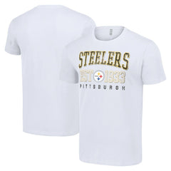 Pittsburgh Steelers Starter Throwback Logo T-Shirt - White for sale