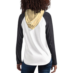 New Orleans Saints G-III 4Her by Carl Banks Women's MVP Raglan Hooded Long Sleeve T-Shirt - White cheap