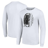 Miami Dolphins Starter Half Helmet Logo Long Sleeve T-Shirt - White online