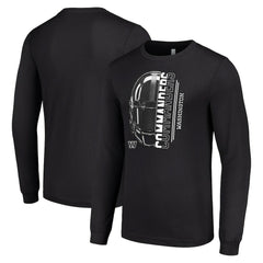 Washington Commanders Starter Half Helmet Logo Long Sleeve T-Shirt - Black discount