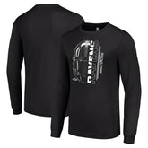 Baltimore Ravens Starter Half Helmet Logo Long Sleeve T-Shirt - Black discount
